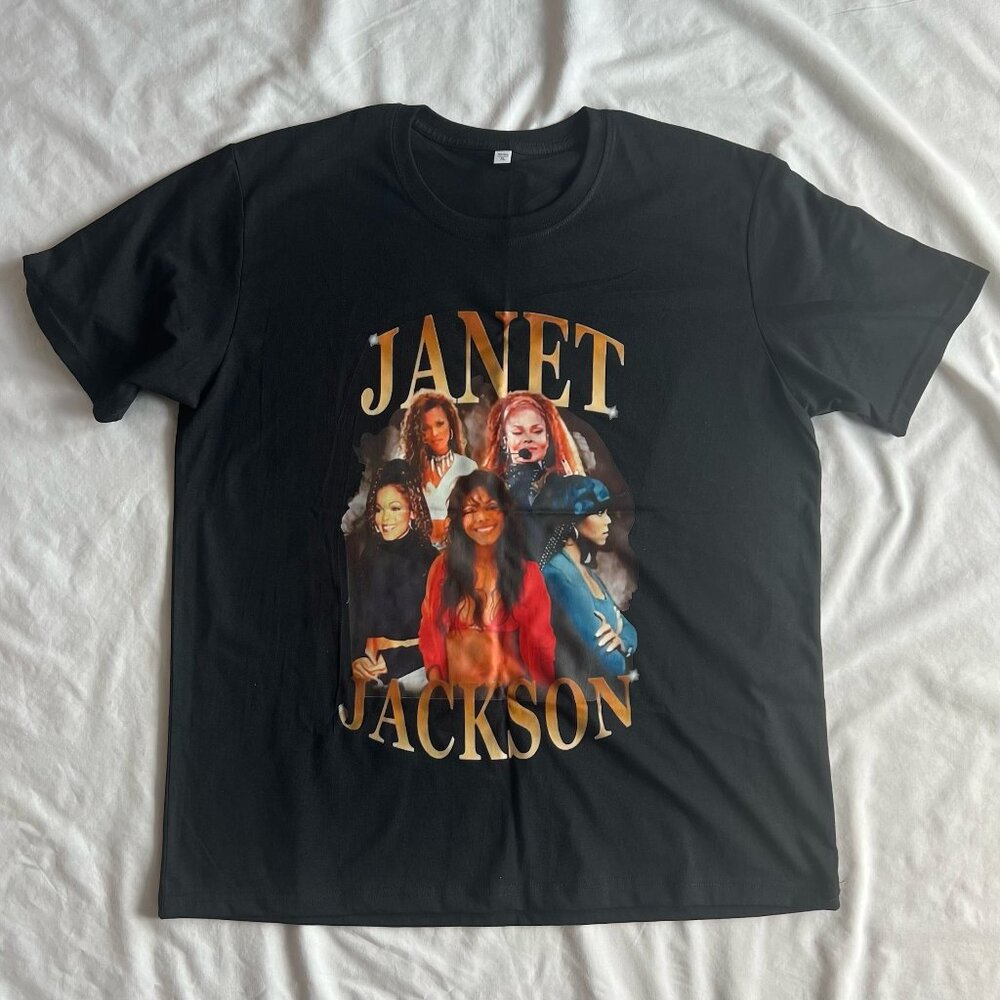 Janet Jackson Vintage RARE 90's Concert T-Shirt - Adult X-Large - NEW